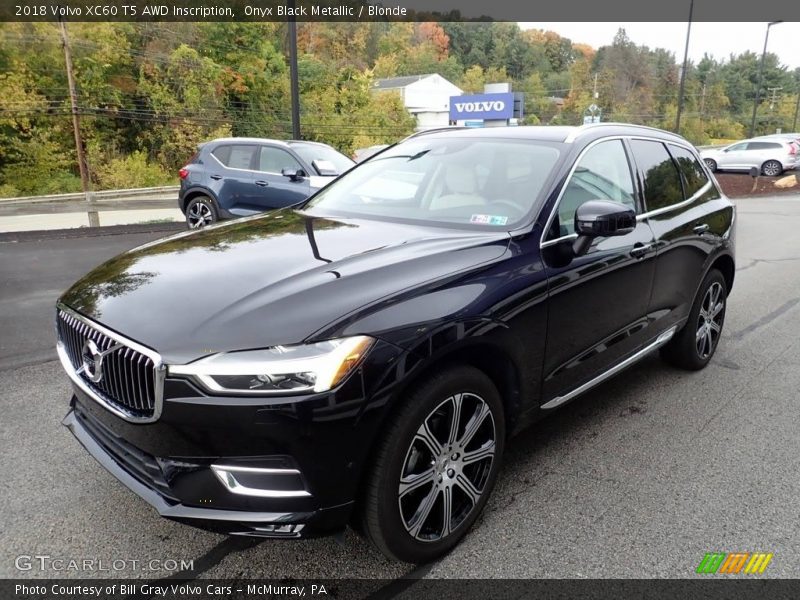 Onyx Black Metallic / Blonde 2018 Volvo XC60 T5 AWD Inscription