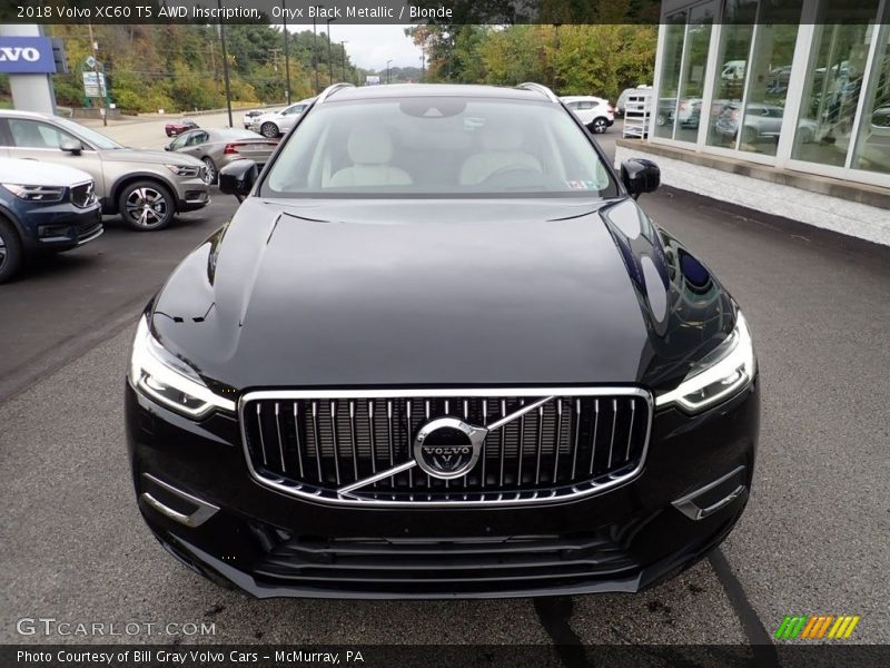 Onyx Black Metallic / Blonde 2018 Volvo XC60 T5 AWD Inscription