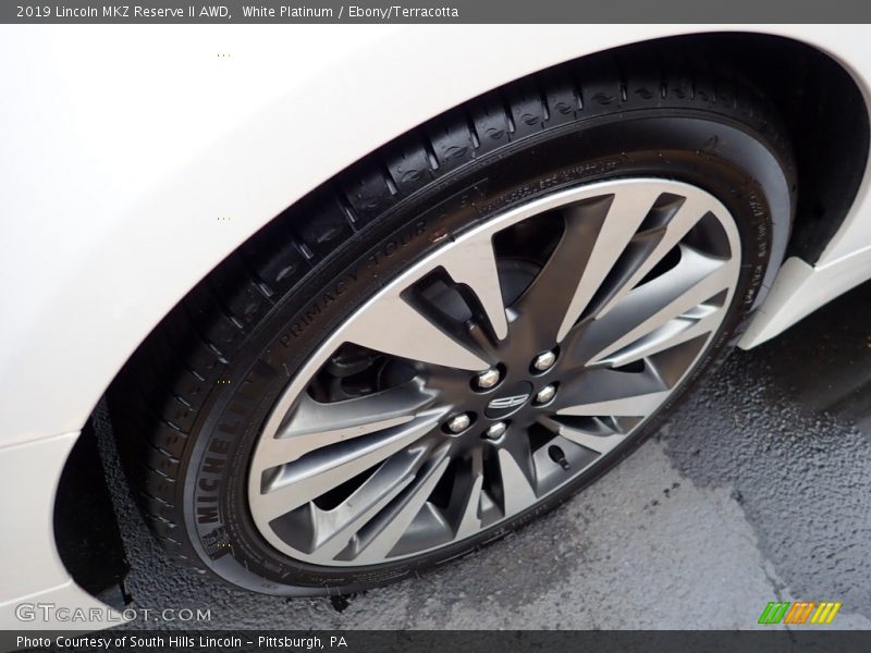 White Platinum / Ebony/Terracotta 2019 Lincoln MKZ Reserve II AWD