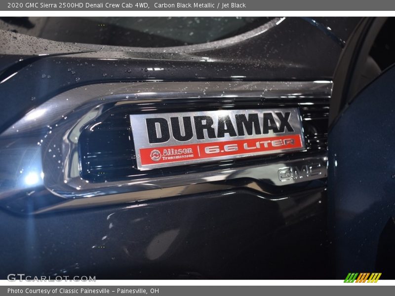 Carbon Black Metallic / Jet Black 2020 GMC Sierra 2500HD Denali Crew Cab 4WD