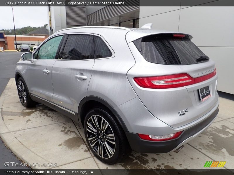 Ingot Silver / Center Stage Theme 2017 Lincoln MKC Black Label AWD