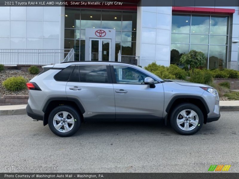  2021 RAV4 XLE AWD Hybrid Silver Sky Metallic