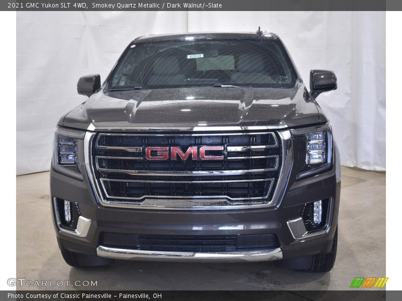 Smokey Quartz Metallic / Dark Walnut/­Slate 2021 GMC Yukon SLT 4WD