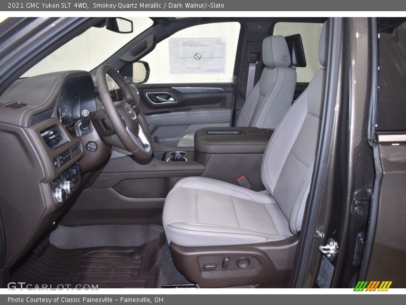 Smokey Quartz Metallic / Dark Walnut/­Slate 2021 GMC Yukon SLT 4WD