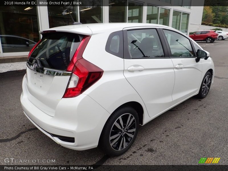 White Orchid Pearl / Black 2018 Honda Fit EX