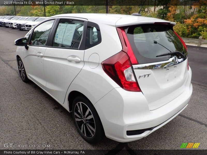 White Orchid Pearl / Black 2018 Honda Fit EX