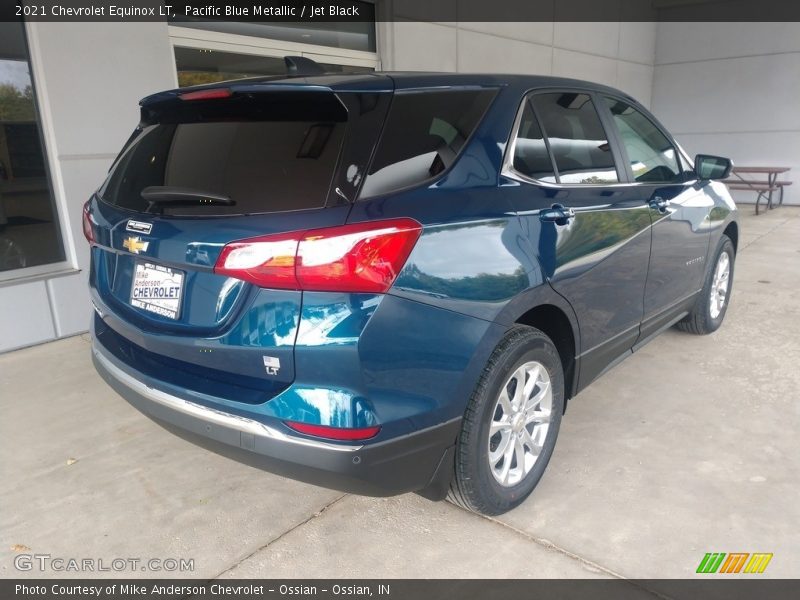 Pacific Blue Metallic / Jet Black 2021 Chevrolet Equinox LT