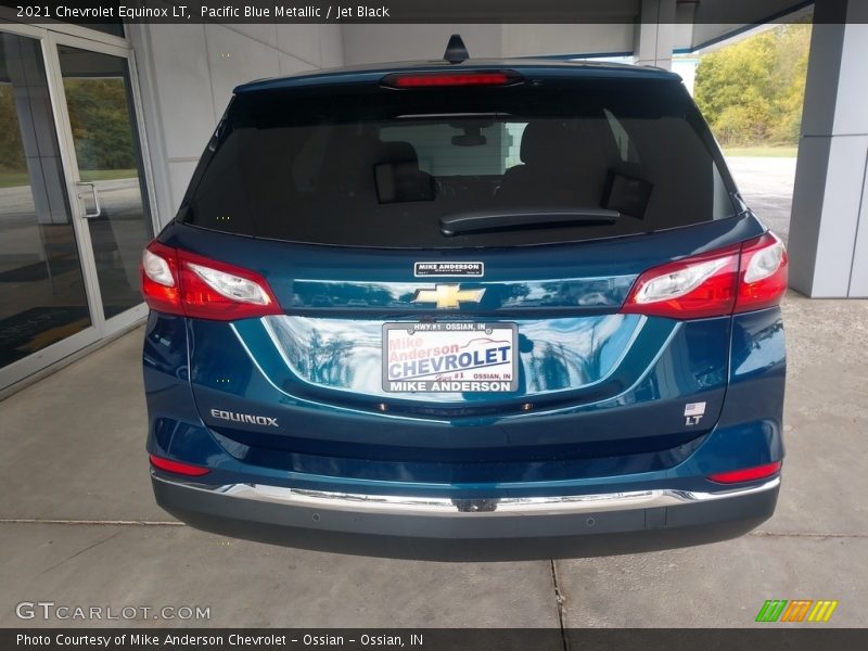 Pacific Blue Metallic / Jet Black 2021 Chevrolet Equinox LT