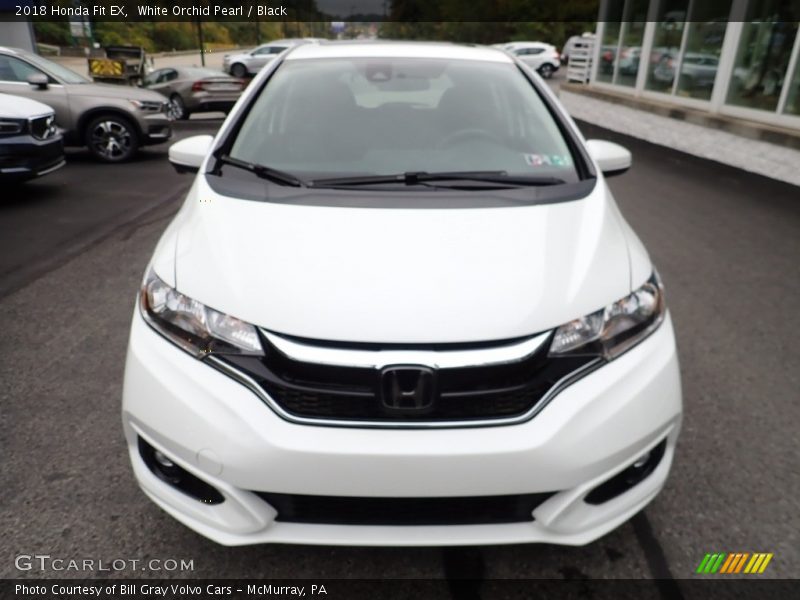 White Orchid Pearl / Black 2018 Honda Fit EX