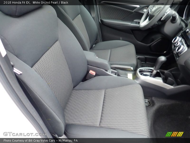 White Orchid Pearl / Black 2018 Honda Fit EX