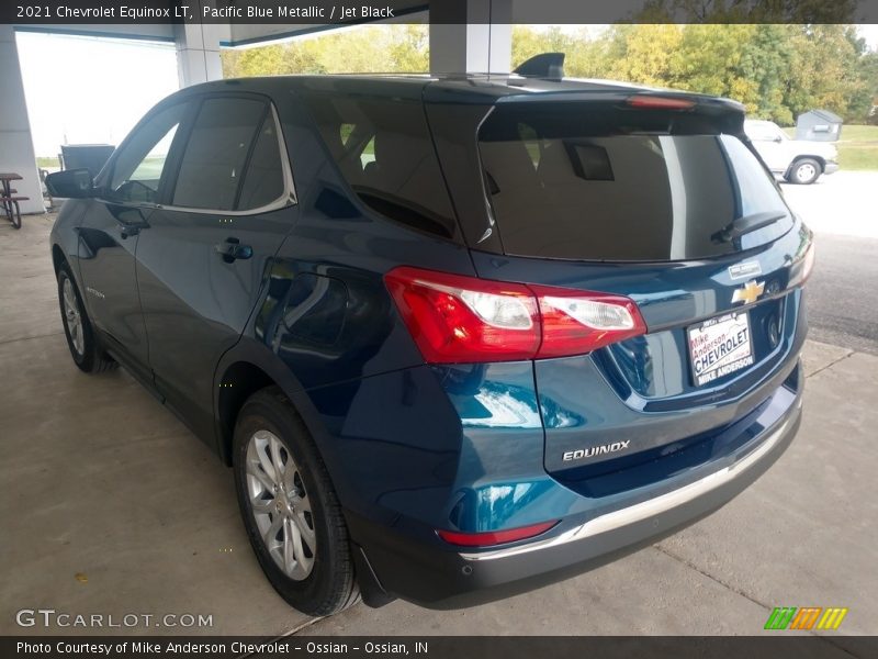 Pacific Blue Metallic / Jet Black 2021 Chevrolet Equinox LT