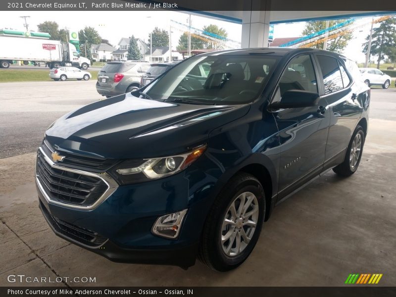 Pacific Blue Metallic / Jet Black 2021 Chevrolet Equinox LT