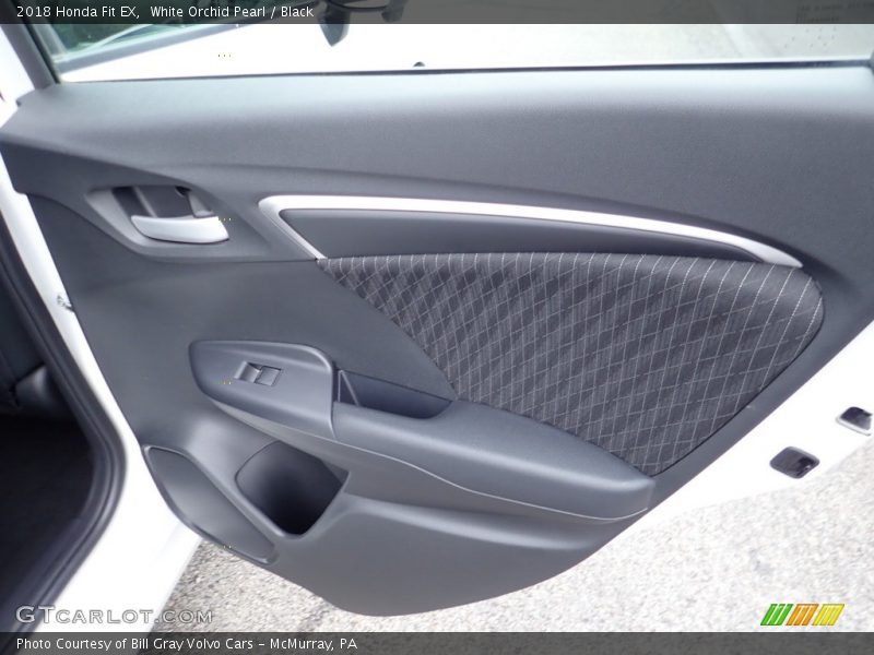 White Orchid Pearl / Black 2018 Honda Fit EX