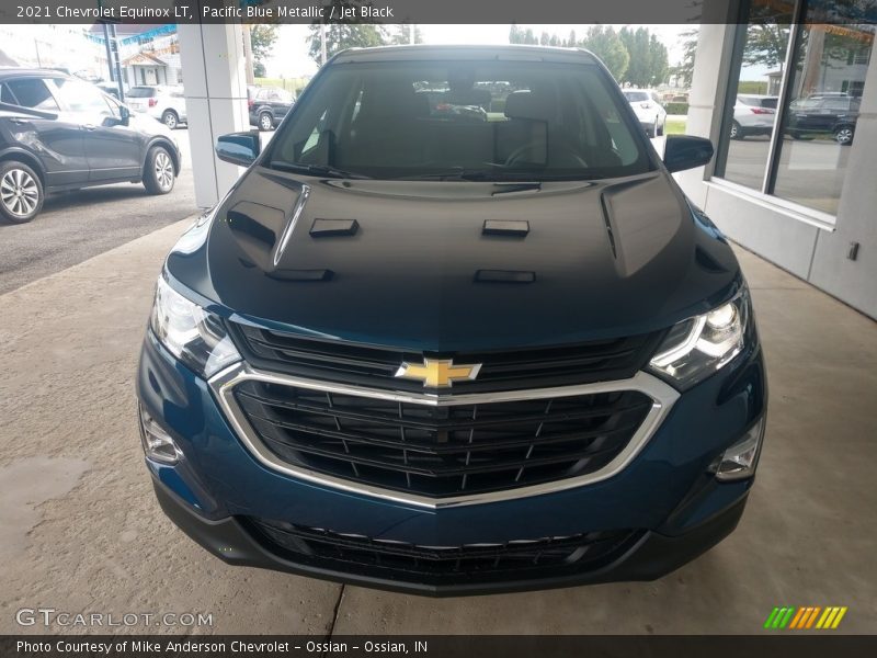 Pacific Blue Metallic / Jet Black 2021 Chevrolet Equinox LT