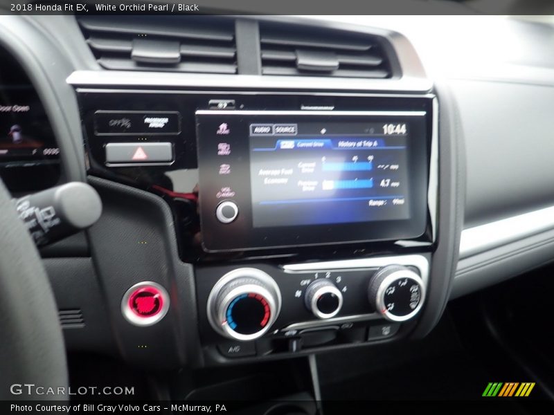 White Orchid Pearl / Black 2018 Honda Fit EX