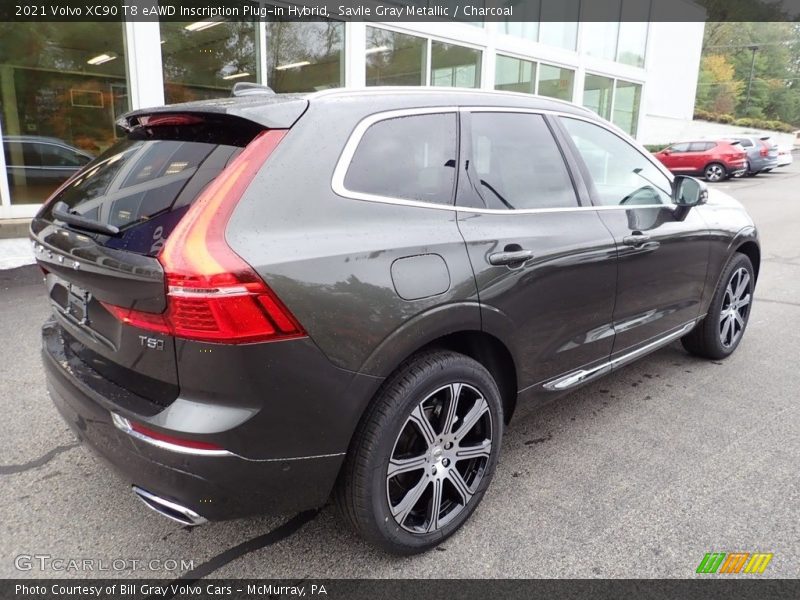 Savile Gray Metallic / Charcoal 2021 Volvo XC90 T8 eAWD Inscription Plug-in Hybrid