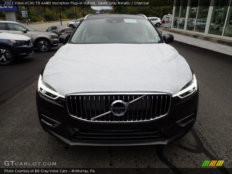 Savile Gray Metallic / Charcoal 2021 Volvo XC90 T8 eAWD Inscription Plug-in Hybrid