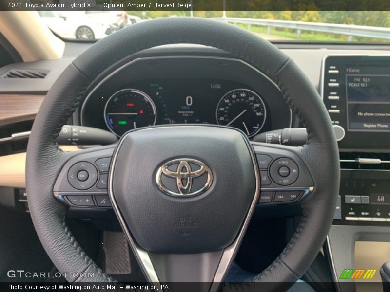 Opulent Amber / Harvest Beige 2021 Toyota Avalon Hybrid XLE