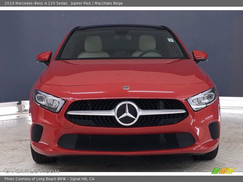 Jupiter Red / Macchiato Beige 2019 Mercedes-Benz A 220 Sedan