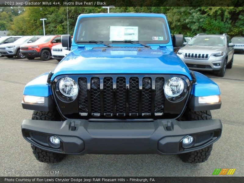 Hydro Blue Pearl / Black 2021 Jeep Gladiator Willys 4x4