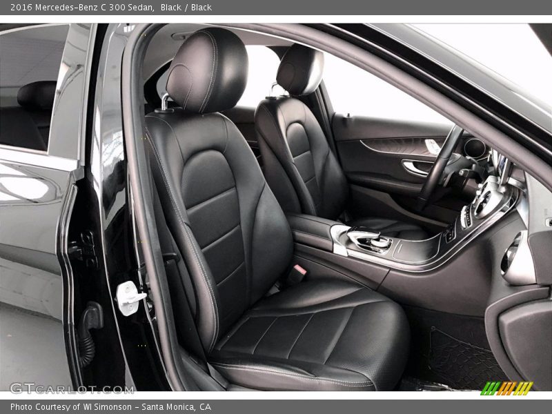 Black / Black 2016 Mercedes-Benz C 300 Sedan