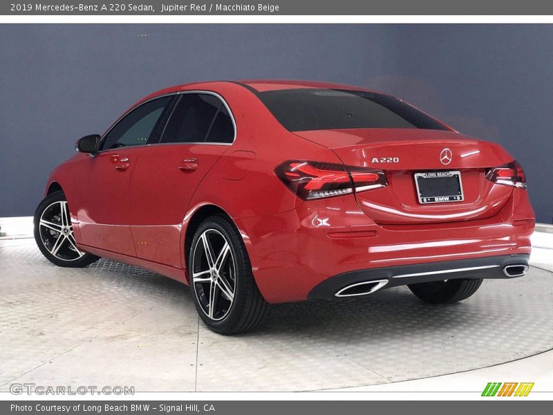 Jupiter Red / Macchiato Beige 2019 Mercedes-Benz A 220 Sedan