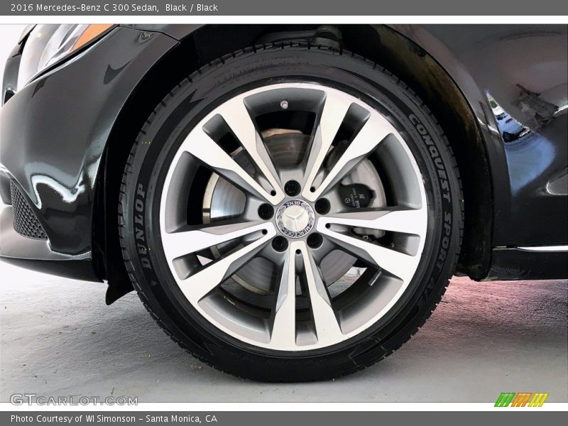 Black / Black 2016 Mercedes-Benz C 300 Sedan