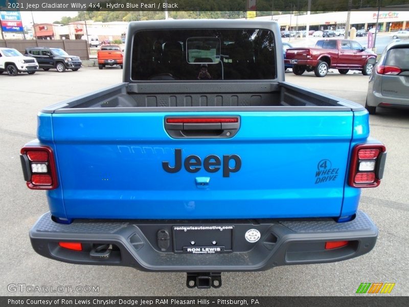 Hydro Blue Pearl / Black 2021 Jeep Gladiator Willys 4x4