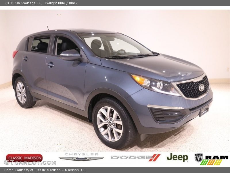 Twilight Blue / Black 2016 Kia Sportage LX