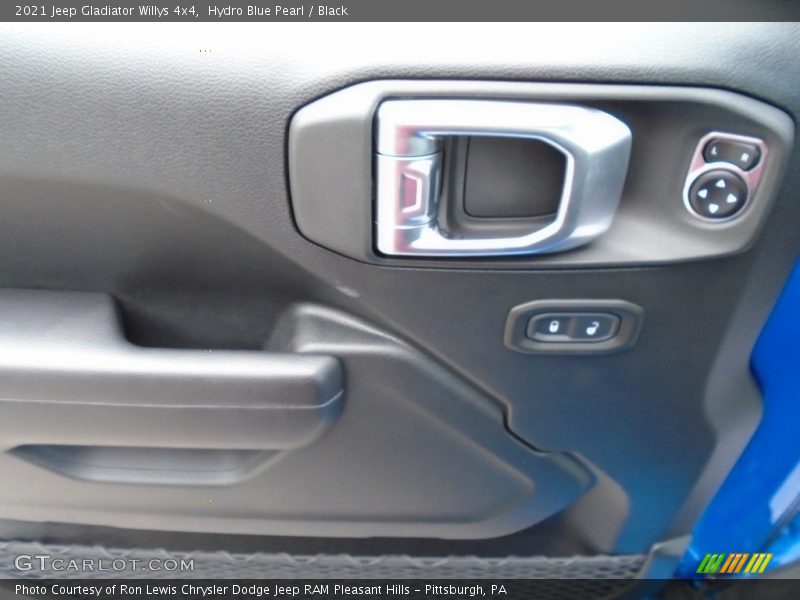 Hydro Blue Pearl / Black 2021 Jeep Gladiator Willys 4x4