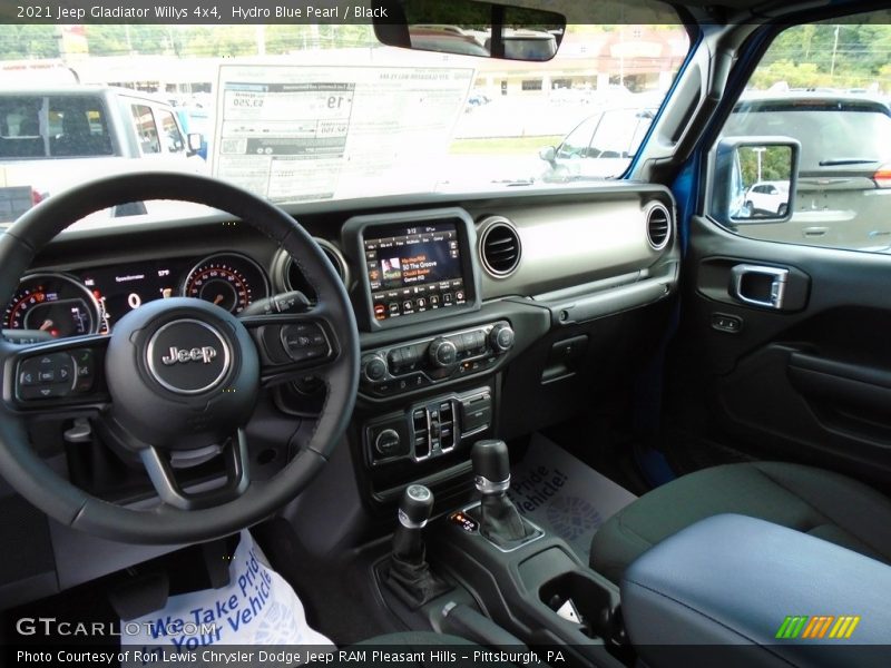 Hydro Blue Pearl / Black 2021 Jeep Gladiator Willys 4x4