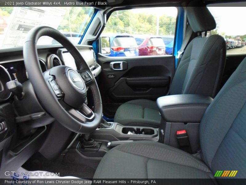 Hydro Blue Pearl / Black 2021 Jeep Gladiator Willys 4x4