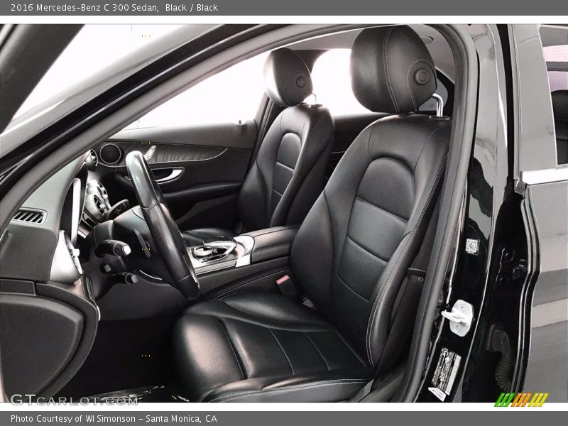 Black / Black 2016 Mercedes-Benz C 300 Sedan