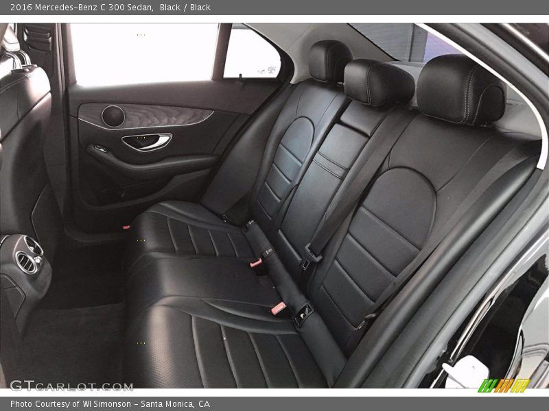 Black / Black 2016 Mercedes-Benz C 300 Sedan