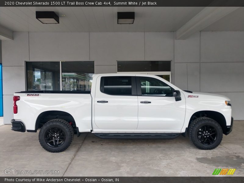 Summit White / Jet Black 2020 Chevrolet Silverado 1500 LT Trail Boss Crew Cab 4x4