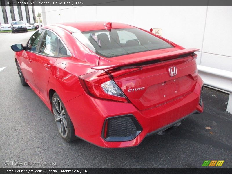 Rallye Red / Black 2017 Honda Civic Si Sedan