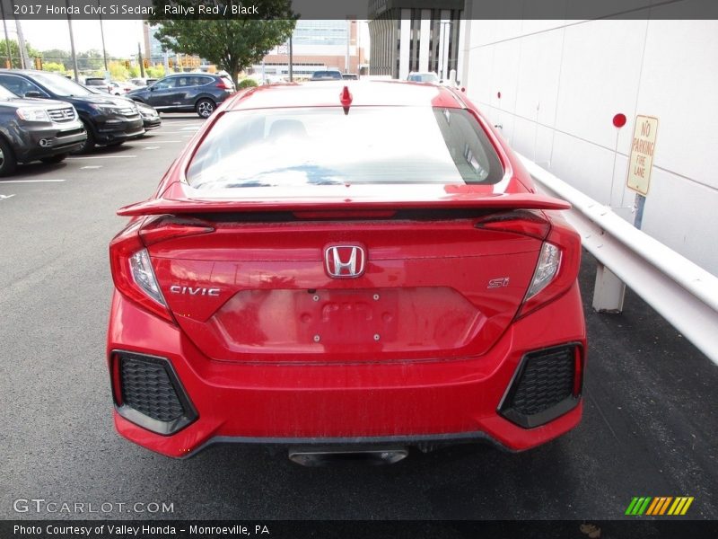 Rallye Red / Black 2017 Honda Civic Si Sedan