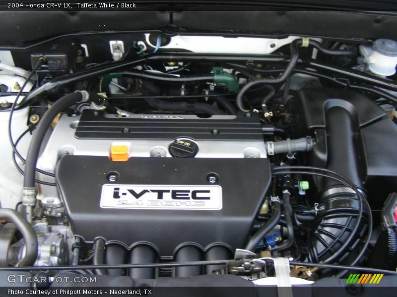 Taffeta White / Black 2004 Honda CR-V LX