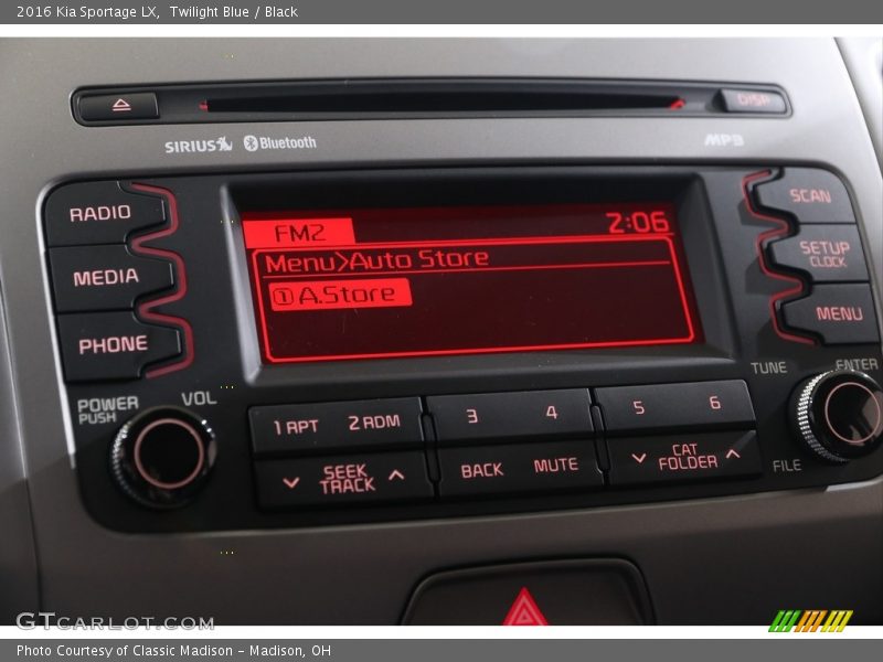 Twilight Blue / Black 2016 Kia Sportage LX