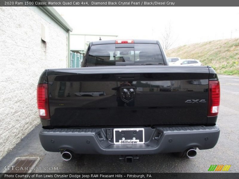 Diamond Black Crystal Pearl / Black/Diesel Gray 2020 Ram 1500 Classic Warlock Quad Cab 4x4
