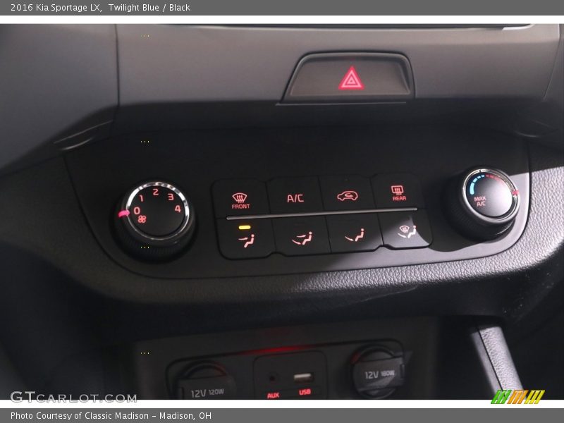 Twilight Blue / Black 2016 Kia Sportage LX