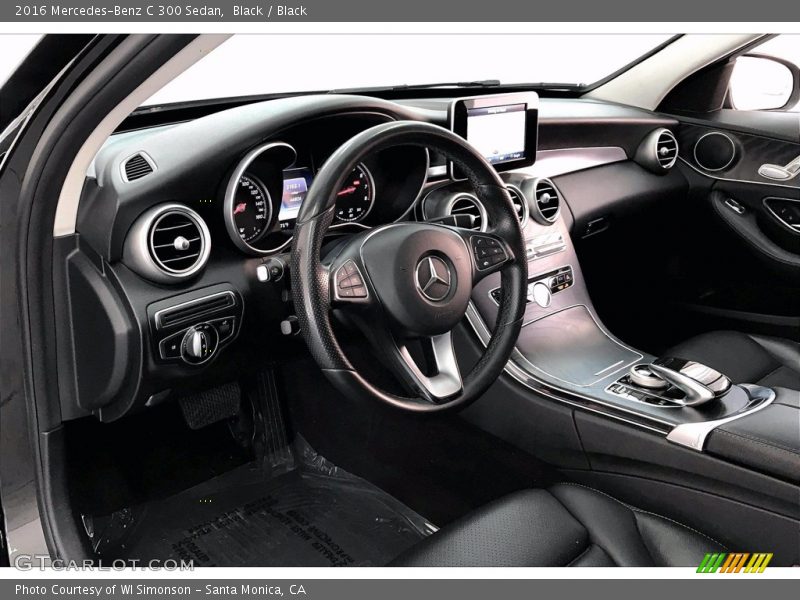 Black / Black 2016 Mercedes-Benz C 300 Sedan