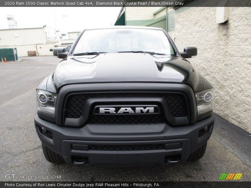 Diamond Black Crystal Pearl / Black/Diesel Gray 2020 Ram 1500 Classic Warlock Quad Cab 4x4