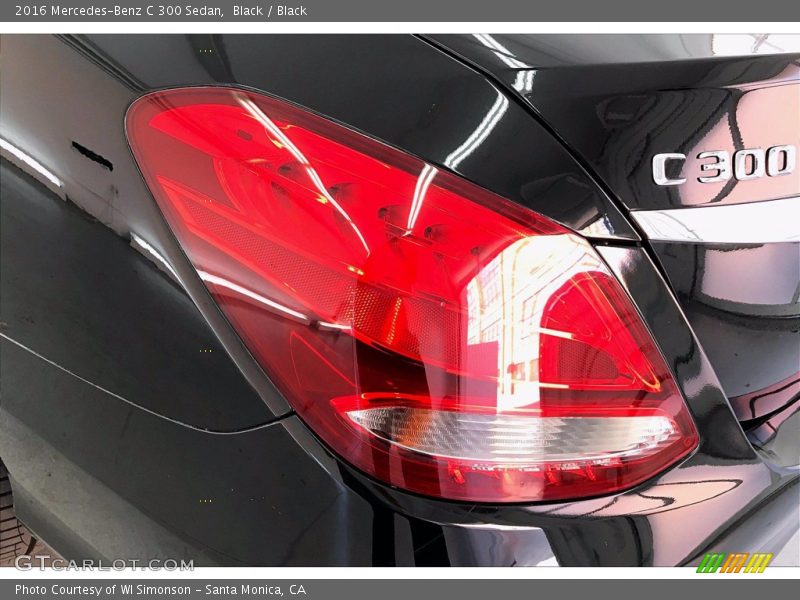 Black / Black 2016 Mercedes-Benz C 300 Sedan