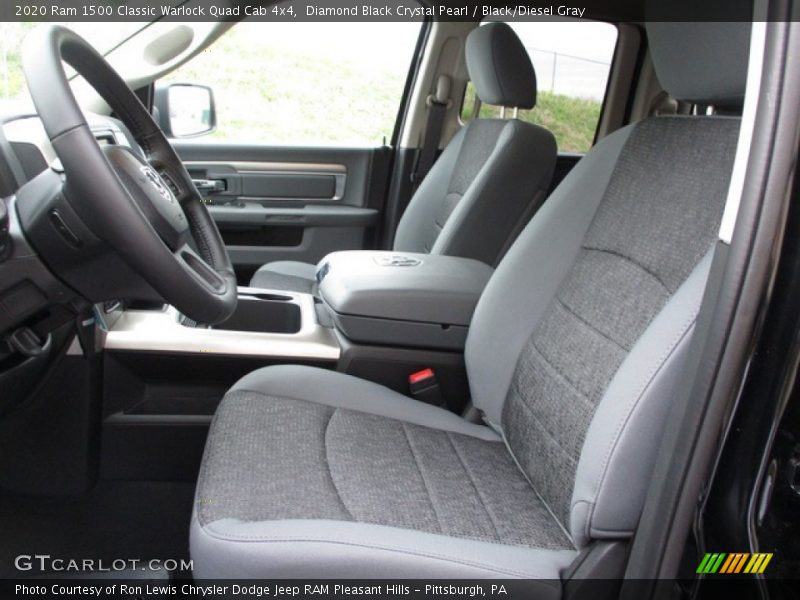  2020 1500 Classic Warlock Quad Cab 4x4 Black/Diesel Gray Interior