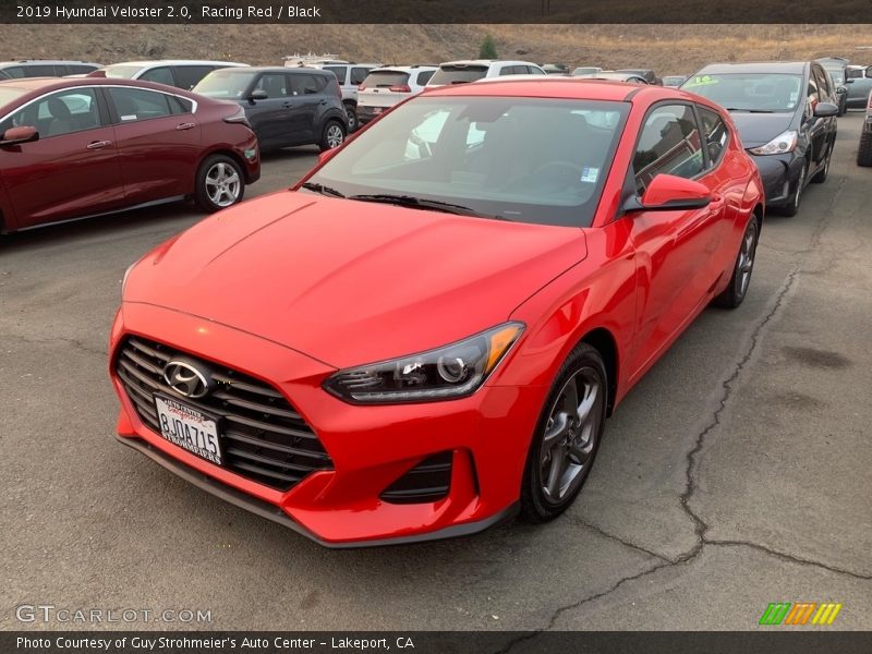 Racing Red / Black 2019 Hyundai Veloster 2.0