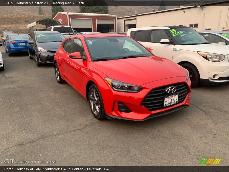 Racing Red / Black 2019 Hyundai Veloster 2.0