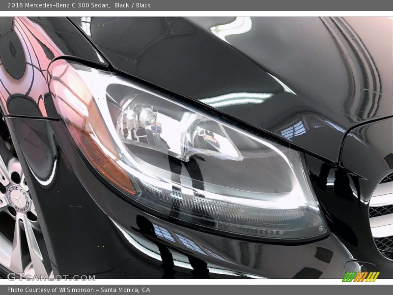Black / Black 2016 Mercedes-Benz C 300 Sedan