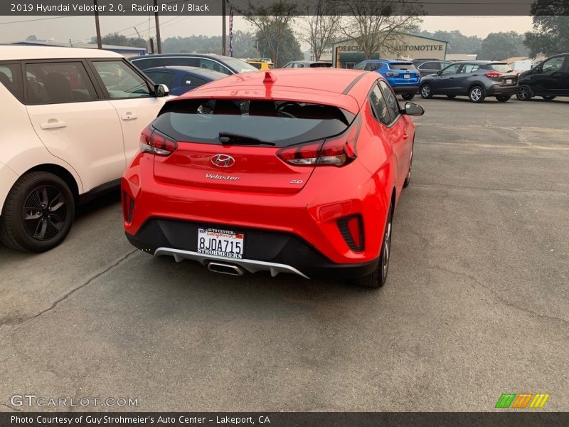 Racing Red / Black 2019 Hyundai Veloster 2.0