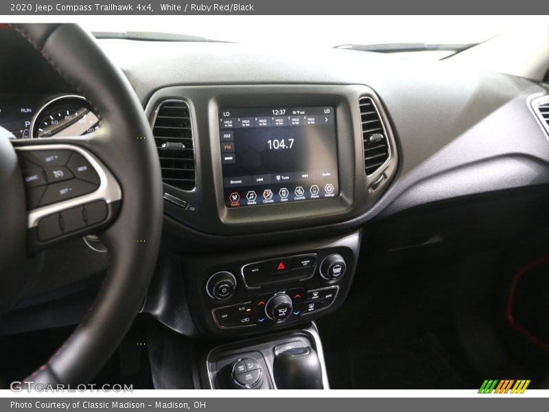 White / Ruby Red/Black 2020 Jeep Compass Trailhawk 4x4